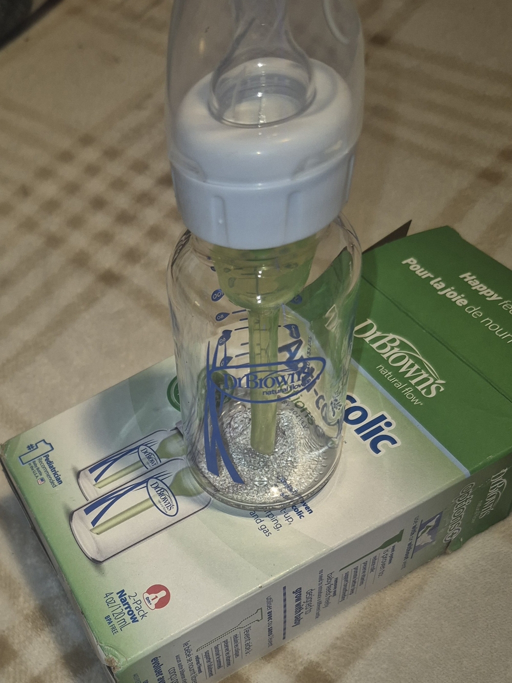 ANTI COLIC - Dr. Brown's Glass Bottles (2PK) NWT